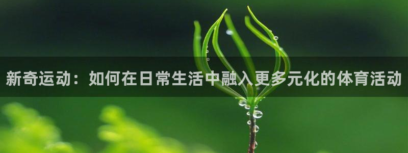 yy易游官方正版app娱乐首页官网下载：新奇运动：如